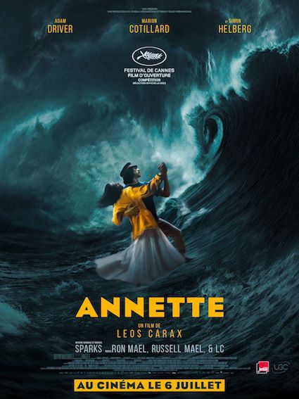 Movie poster: Annette, recorded at Dada Studios