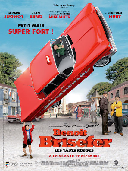 Movie poster: Benoit Brisefer Les taxis rouges, recorded at Dada Studios