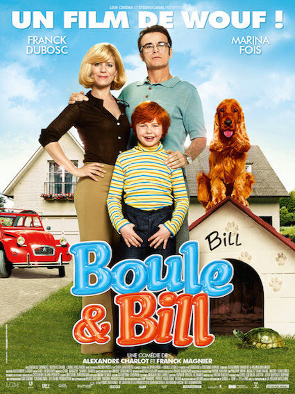 Movie poster: Boule et Bill, recorded at Dada Studios