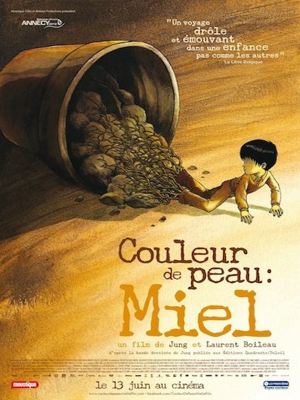 Movie poster: Couleur de peau miel, recorded at Dada Studios