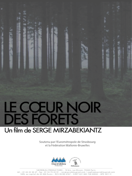 Movie poster: Le coeur noir des Forets, recorded at Dada Studios