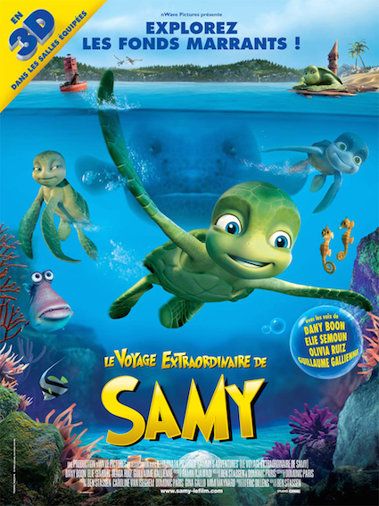 Movie poster: Le voyage extraordinaire de Samy, recorded at Dada Studios