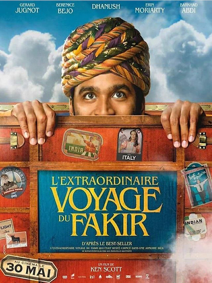 Movie poster: Lextraordinaire Voyage du Fakir, recorded at Dada Studios