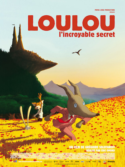 Movie poster: Loulou lincroyable secret, recorded at Dada Studios