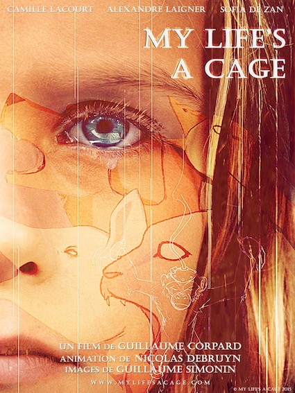Movie poster: My lifes a cage, recorded at Dada Studios