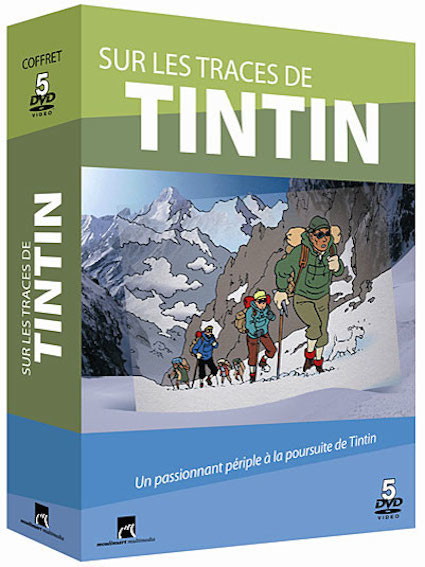 Movie poster: SUr les traces de Tintin, recorded at Dada Studios