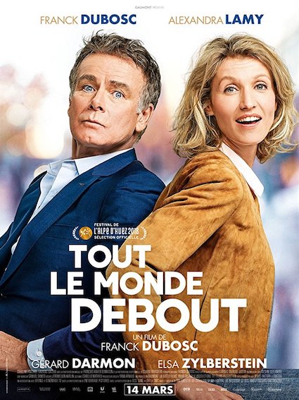 Movie poster: Tout le monde debout, recorded at Dada Studios