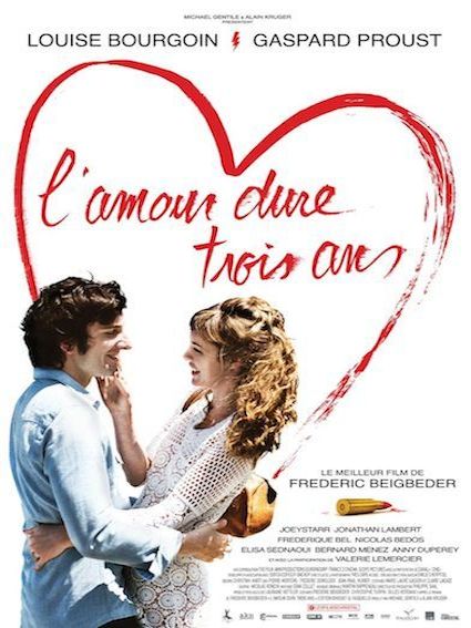 Movie poster: lamour dure trois ans, recorded at Dada Studios